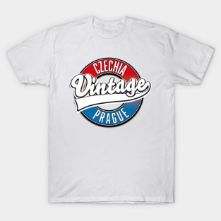 Czechia Prague vintage logo T-Shirt